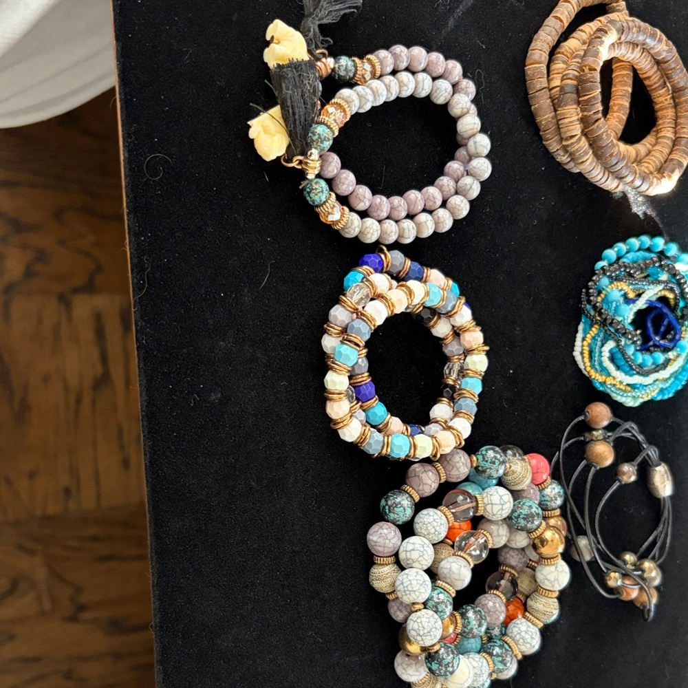 Multicolor Beaded Bracelet Set